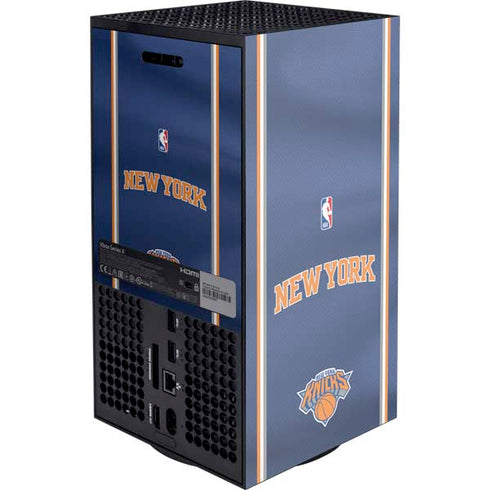 NBA New York Knicks Jersey XBox Series X Digital Edition Console Skin